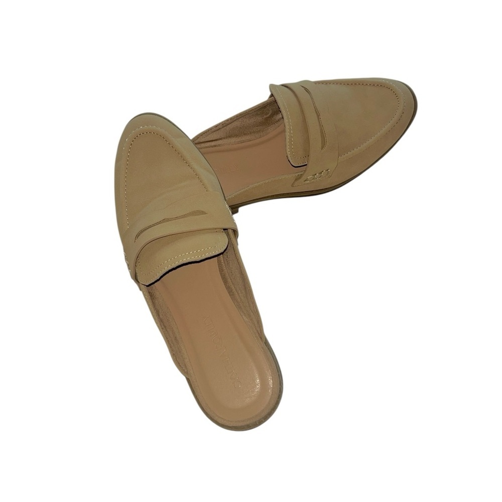 Cynthia Rowley Prescott Light Tan Pointed Mules Size 9 - Picture 4 of 6